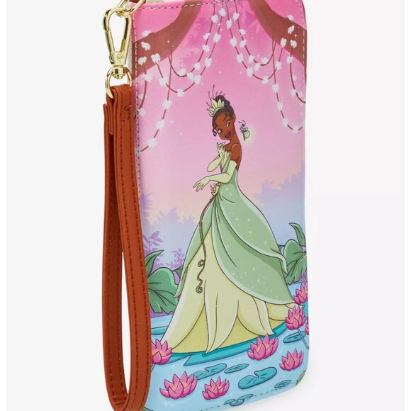 Loungefly The Princess & The Frog Tiana Bayou Sunset Mini Backpack & Wallet NWT main image 4